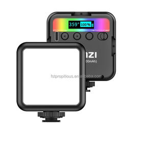 ไฟวิดีโอ <span class=keywords><strong>Ulanzi</strong></span> VL49RGB 6W ไฟ LED RGB สีเต็มรูปแบบ 800LUX แม่เหล็กติดตั้งง่าย ขนาดเล็ก รองรับ 3 Cold Shoe แบตเตอรี่ 2000mAh ชาร์จผ่าน Type-C สำหรับการถ่ายวิดีโอ Vlogging - Product Image 1