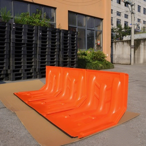 Barrière <span class=keywords><strong>anti</strong></span>-<span class=keywords><strong>inondation</strong></span> amovible en plastique ABS en forme de L pour la prévention des inondations, barrière de protection contre l'eau d'urgence - Product Image 3