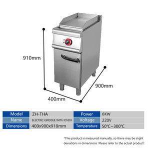 Best-seller Four électrique durable Poêle antiadhésive Cuisinière en acier inoxydable <span class=keywords><strong>pour</strong></span> restaurant Hôtel Utilisation Cuisine commerciale - Product Image 2