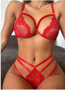 Lace Lenceria Set Sexy Lingerie poliestere body Standard 2023 vendita calda Sexy per le donne Sexy lavorato a maglia erotico 2 pezzi di lana - Product Image 5