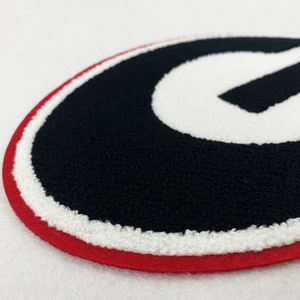 ผ้ากำมะหยี่ปักลายผ้าสักหลาดสองชั้นผ้ากำมะหยี่ปักโลโก้ขนาดใหญ่ผ้ากำมะหยี่ปักลายตัวอักษรสำหรับเสื้อผ้า - Product Image 4