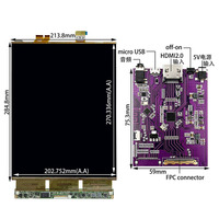 Layar Fleksibel OLED 13,3 inci AMOLED 2K 1536*2048 Modul Panel OLED 13,3 inci