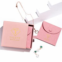 Pochette carrée légère en microfibre suédée écologique pour ranger colliers et bijoux, impression de logo, enveloppes, sac cadeau 8*8cm