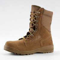 Vente en gros Bottes tactiques d'extérieur en cuir de vache désert pour hommes pour l'entraînement Chaussures confortables