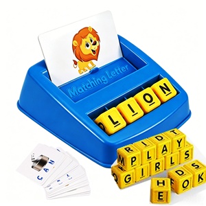 <span class=keywords><strong>Jeux</strong></span> éducatifs AJB Toys, jeu d'association de lettres, jouets éducatifs pour garçons et filles, jeu de société pour fête d'anniversaire - Product Image 1