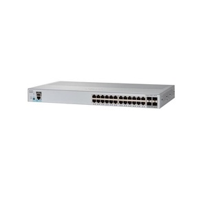 Commutateur d'entreprise géré d'occasion Cisco Catalyst WS-<span class=keywords><strong>C2960L</strong></span>-<span class=keywords><strong>24TS</strong></span>-<span class=keywords><strong>LL</strong></span> 24 ports Gigabit Uplink LAN Lite avec 4x1G SFP, couche 2 - Product Image 1