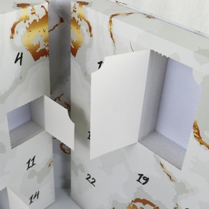 Caja de Calendario de Adviento Personalizada con Diseño Especial, Caja de Regalo de Lujo de Papel para Calendario de Adviento - Product Image 5