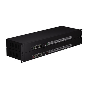 Téléphone RJ11 à 16 ports avec 4 gigabits RJ45 vers émetteur-récepteur à <span class=keywords><strong>fibre</strong></span> optique PCM convertisseur d'extension de voix à <span class=keywords><strong>fibre</strong></span> optique - Product Image 6