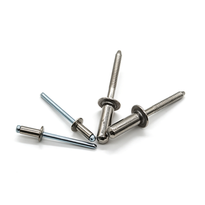 Rivets aveugles à tête dôme en acier inoxydable, ouverts et fermés, composants de fixation industriels, tailles et placages personnalisés disponibles - Product Image 4