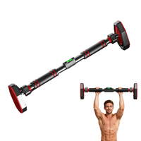 Barre de traction horizontale multifonctionnelle de haute qualité, sans perçage, réglable, en acier, pour exercices de fitness et entraînement