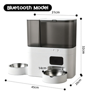 Comedero Inteligente para Mascotas de Doble Cámara, Dispensador Automático de Comida y Agua de Acero Inoxidable 304 con Pantalla LCD para Perros y Gatos - Product Image 4
