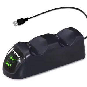 Soporte de cargador LED Dual para controlador de Venta caliente para <span class=keywords><strong>PS4</strong></span> Pro <span class=keywords><strong>PS4</strong></span> <span class=keywords><strong>Slim</strong></span> <span class=keywords><strong>PS4</strong></span> consola Joystick Base de carga accesorios de juego - Product Image 6