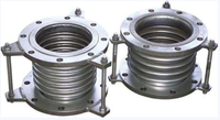 Compensateur d'échappement personnalisable en acier inoxydable, soufflet métallique flexible, joint de dilatation en acier inoxydable SS316L SS304, fabrication chinoise