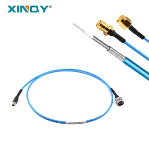 Cable de cobre resistente al calor XINQY CLC260 con PTFE y cubierta de silicona, cable aislado de PTFE, cable de red 6G SMA