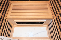 Panneau de chauffage au carbone écologique et sûr, directement de l'usine, sauna infrarouge pour 2 personnes avec luminothérapie rouge