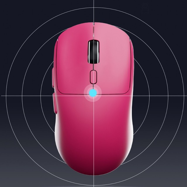 Dual Mode 2.4G BT Wireless Rechargeable Mini Work Mouse Right Hand Orientation