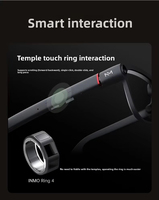 Lunettes de traduction IA INMO GO3 en gros, traducteur instantané 261 langues, batterie 8h, ultra-légères 53g, commande en gros disponible