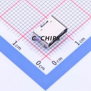 YTC-TC16S-28 USB Connector SMD Connector ( Connector Type: Type-C )( Gender: Female )( Mounting Type: Horizontal Mount ) - Product Image 1