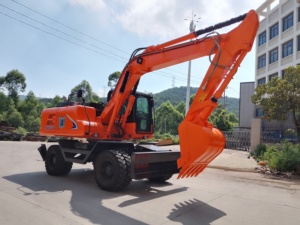 Excavadora de Ruedas de 14 Toneladas de la Mejor Marca de China, CDM6150W, Excavadora de Ruedas de Tamaño Mediano LG6150W con Alta Potencia de Excavación en Oferta - Product Image 2