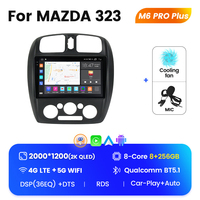 Sistema de audio multimedia ndroid para coche, pantalla para 323, 2002 y 2008