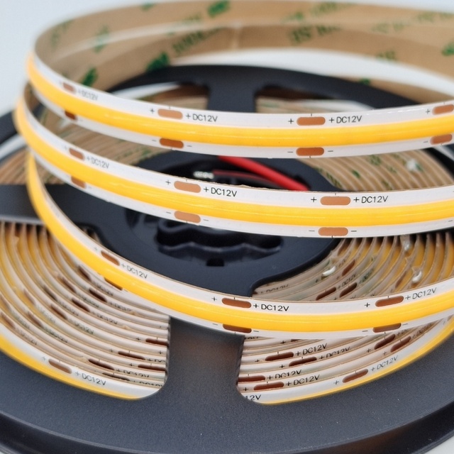 High CRI 90 Copper COB LED Strip Light IP20 5m 24V Free Cut 3000K 4000K 6000K Residential Use
