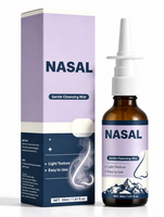 Caja de Cartón Reciclado Personalizada para Botellas de Spray Nasal, Portátil, con Etiquetas