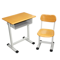 Bureau et chaise d'étudiant d'école primaire ensemble de table d'étudiant de haute qualité meubles d'étude d'enfants pour des enfants