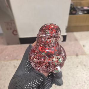 Nuevo Juguete Blandito de Papá Noel con Purpurina para Navidad, Adorno Transparente para Apretar, Recuerdo para Fiestas Infantiles, Regalo Sorpresa, Suministro de Decoración para el Aula - Product Image 3