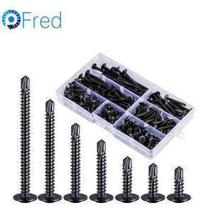 Petite vis à tête bombée bleue zinguée ST4.2 pour l'exploitation minière acier traitement de l'eau poli - Product Image 6