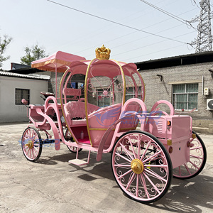 XCEGO Electric 2026 Carrosse Citrouille Européen pour Mariages et Visites Touristiques, Décoration de Fête Magnifique, Transport Spécial pour Confiseries - Product Image 1