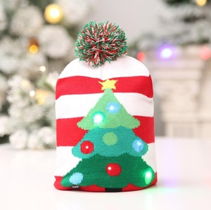 LED Light-up <strong>Christmas</strong> <strong>Hat</strong> Xmas Santa <strong>Ugly</strong> <strong>Hat</strong> Beanie Lights Flashing Cap for New Year Party Unisex Winter Snow <strong>Hat</strong> Sweater <strong>Ugly</strong> - Product Image 4