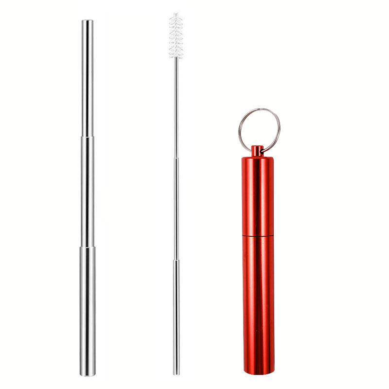 Costume rouge-paille argent