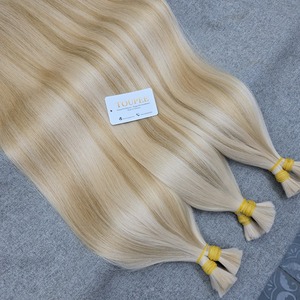 ผมต่อแบบเส้นเดียวคู่ รุ่นพรีเมียม DR01 ของ Dream Hair ผมเวอร์จินแท้จากเวียดนาม น้ำหนัก 100 กรัม แบบเย็บสองชั้นด้วยเครื่องจักร ฟอกสีฟูมิ - Product Image 5