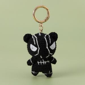 Manwei série style japonais crochet voiture porte-clés laine-fini Xuefei pendentif garçons PP coton remplissage épicerie objet décoratif - Product Image 6