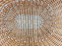 YULIN JIAFU 2024 bois de chauffage porte-bûches en osier naturel écorcé panier en bois d'osier disponible en deux tailles