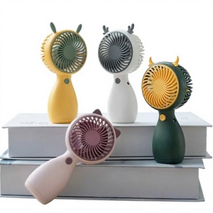 Mini ventilateur portatif rechargeable par USB, ventilateur de poche en forme d'animal, ventilateur de bureau portable pour le bureau et l'extérieur - Product Image 4