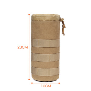 Custom Tactical <b>Drawstring</b> Mesh <b>Bag</b> Polyester Camouflage for Sports Outdoor Use Portable Cup Set Can Hold <b>Large</b> - Product Image 1