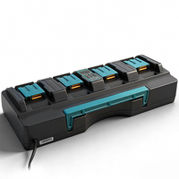 Chargeur rapide pour batterie au lithium 4 ports DC18SF 18V 14.4V pour outils sans fil 14.4-18V