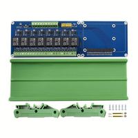 Carte d'extension de relais de puissance IoT à montage sur rail DIN, module de relais de puissance à trois canaux (3 canaux) pour Raspberry Pi 4B/3B+
