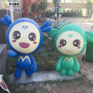 Esculturas de Fibra de Vidrio de Personajes de Dibujos Animados Jia Hua, Figuras Decorativas para Exteriores, para Centros Comerciales, Inmobiliarias y Paisajismo - Product Image 1