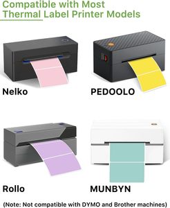 Etiquetas Adhesivas de Papel Térmico Rectangulares Blancas de <span class=keywords><strong>3x2</strong></span> Pulgadas para Uso en Supermercados, Compatibles con Impresoras de Etiquetas Térmicas - Product Image 4