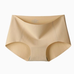 Culottes sans coutures pour femmes, taille mi-haute, en tricot uni, en fibre de bambou naturelle, respirantes et douces pour la peau - Product Image 2