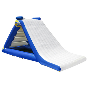 <b>Inflatable</b> <b>Water</b> <b>Slide</b> PVC Outdoor Aquatic <b>Slide</b> with Climbing Entry for Home Pool Lake Use - Product Image 1