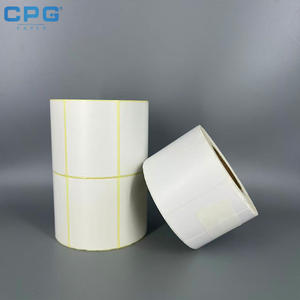 Etiqueta Térmica Premium Impermeable y Resistente al Aceite, 60x40mm 40x30mm, Etiqueta Adhesiva con Código de Barras para Almacenamiento y Embalaje - Product Image 1