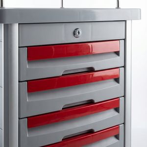 <span class=keywords><strong>Chariot</strong></span> <span class=keywords><strong>médical</strong></span> Keling à double plateau en acier inoxydable pour environnements stériles - Product Image 6