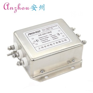 Filtre de réseau triphasé Anzhou 15A 380V 440V à visser, inducteur de mode commun - Product Image 1