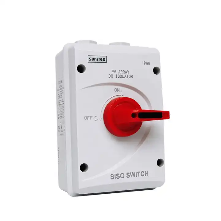 Siso-40 Sectionneur de batterie étanche IP66 PV solaire DC commutateurs d' isolateur 1000V - Chine DC, interrupteur d'isolement