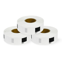 Rouleau d'étiquettes thermiques compatibles Brother Die-Cut DK-11204 (sans support d'étiquettes réutilisable)