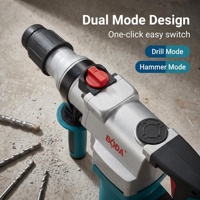 Marteau perforateur rotatif professionnel BODA 26 mm, marteau de démolition électrique pour béton, certifié VDE, prise EU, outils électriques industriels
