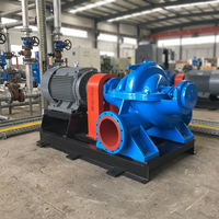 Pompe industrielle à circulation d'eau électrique à double aspiration horizontale à faible bruit et haute pression, 5 kW, à économie d'énergie